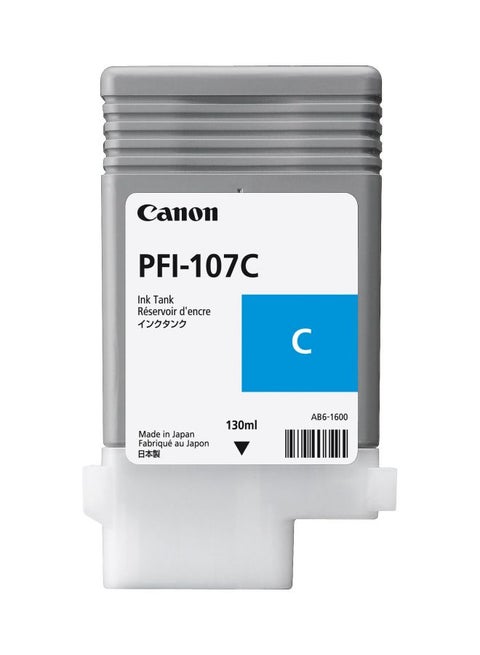 Large Format Printer Ink PFI-107C Cyan