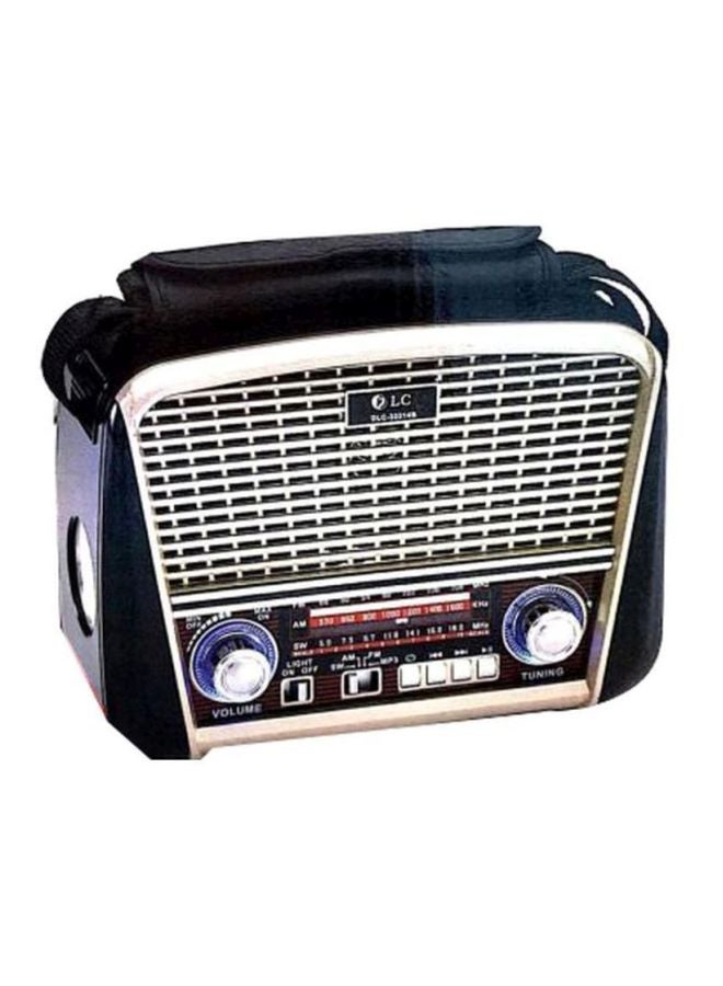 DLC Rechargeable USB And Bluetooth Speaker Blue/Black 