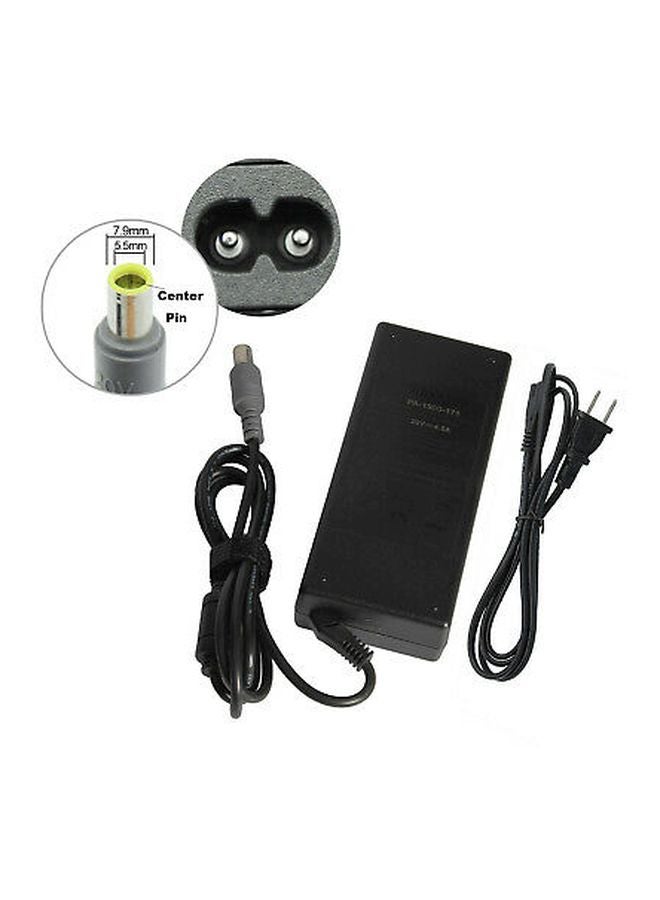 Lenovo - AC Adapter Charger For Lenovo E420 E420s E425 T420 T420s T500 Black - Image 1