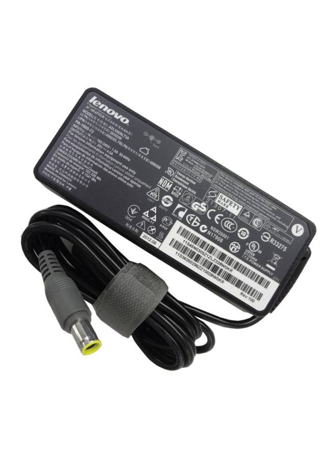 Lenovo - AC Adapter Charger For Lenovo E420 E420s E425 T420 T420s T500 Black - Image 1