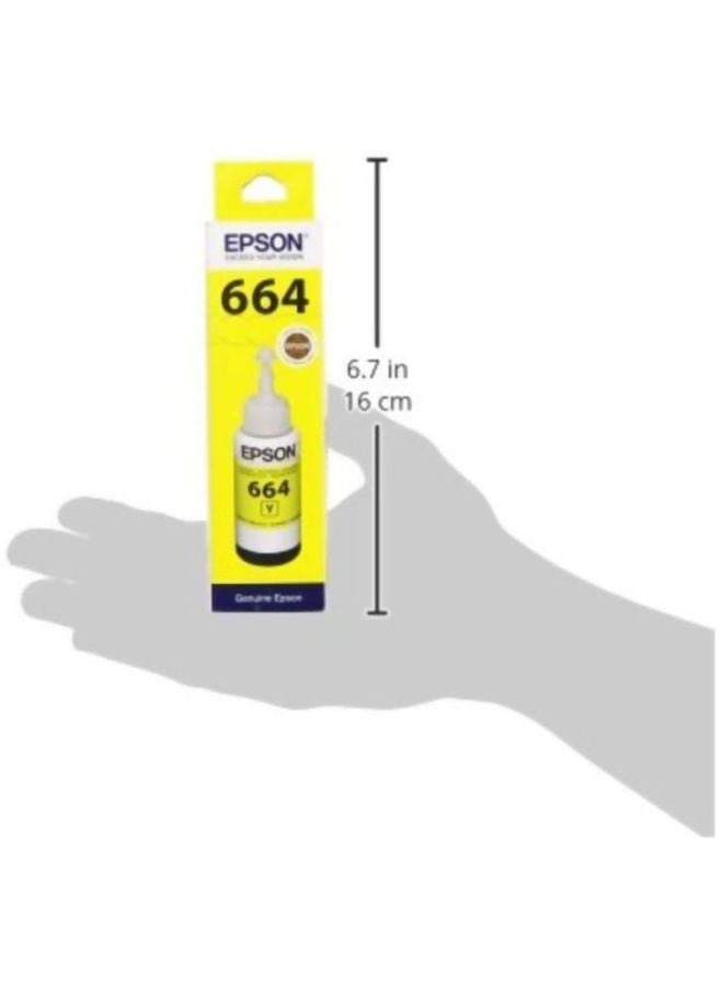 EPSON 6644 Original Ink Tank For Printer 70ml Yellow - Image 3