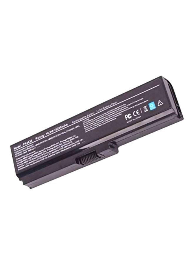 Toshiba 5200.0 mAh Replacement Laptop Battery For Toshiba PA3728U-1BRS PA3780U-1BRS PA3817U-1BAS PA3818U-1BRS Black - Image 1