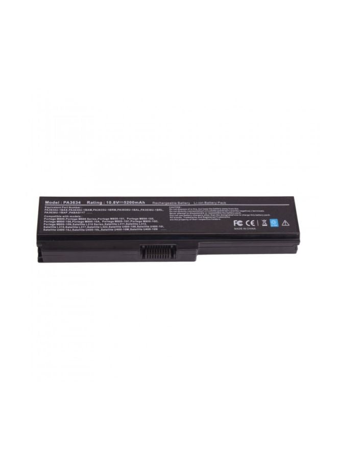 Toshiba 5200.0 mAh Replacement Laptop Battery For Toshiba PA3728U-1BRS PA3780U-1BRS PA3817U-1BAS PA3818U-1BRS Black - Image 2