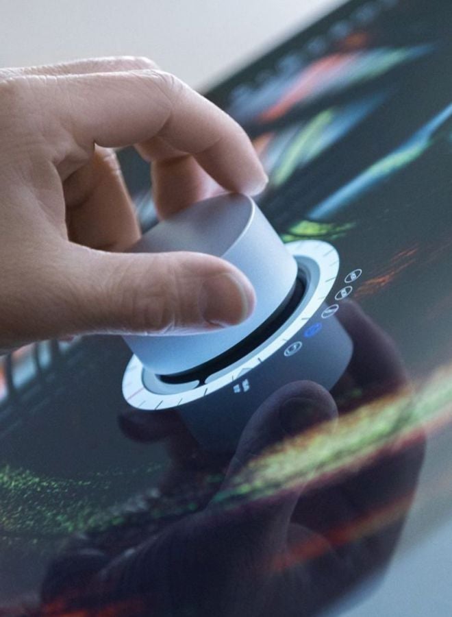 Microsoft - On-Screen Surface Dial Magnesium - Image 1
