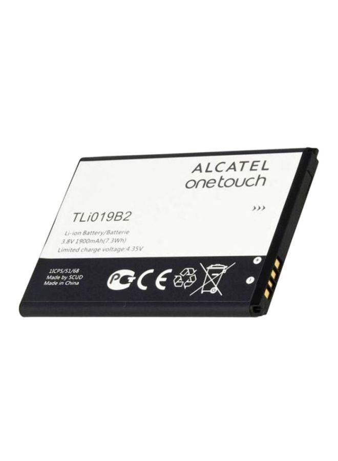 Alcatel - 1900.0 mAh Replacement Battery For Alcatel One Touch Pop C7 Black/White - Image 1