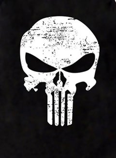 جوي شيك فيست تدريب مزين بطبعة جمجمة من فيلم "The Punisher" وبظهر على شكل حرف Y أسود/ أبيض  - Image 3