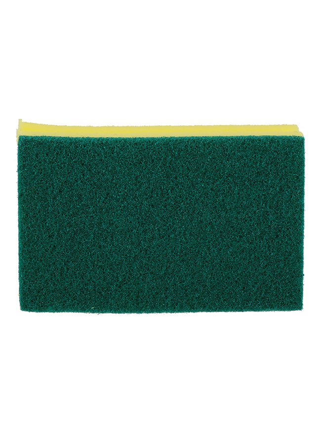 DELCASA 5-Piece Cleaning Sponge Yellow/Green 200grams - Image 3