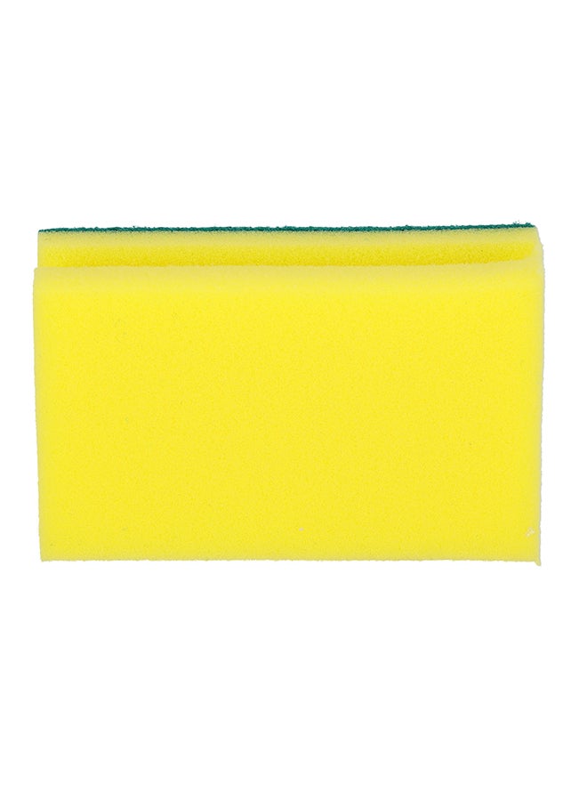 DELCASA 5-Piece Cleaning Sponge Yellow/Green 200grams - Image 4
