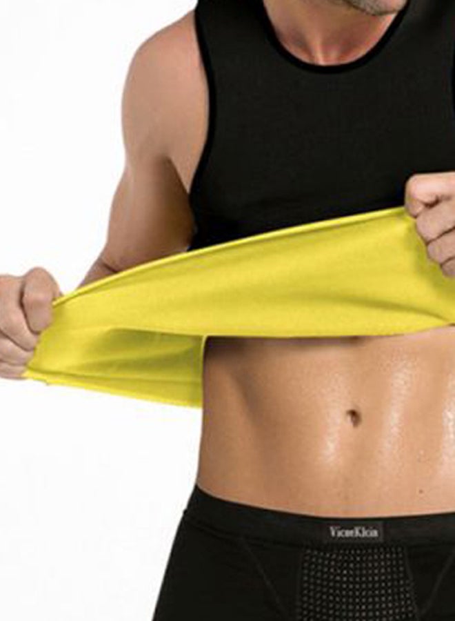 Joychic - Scoop Neck Ultra Sweat Training Vest Black - Image 1