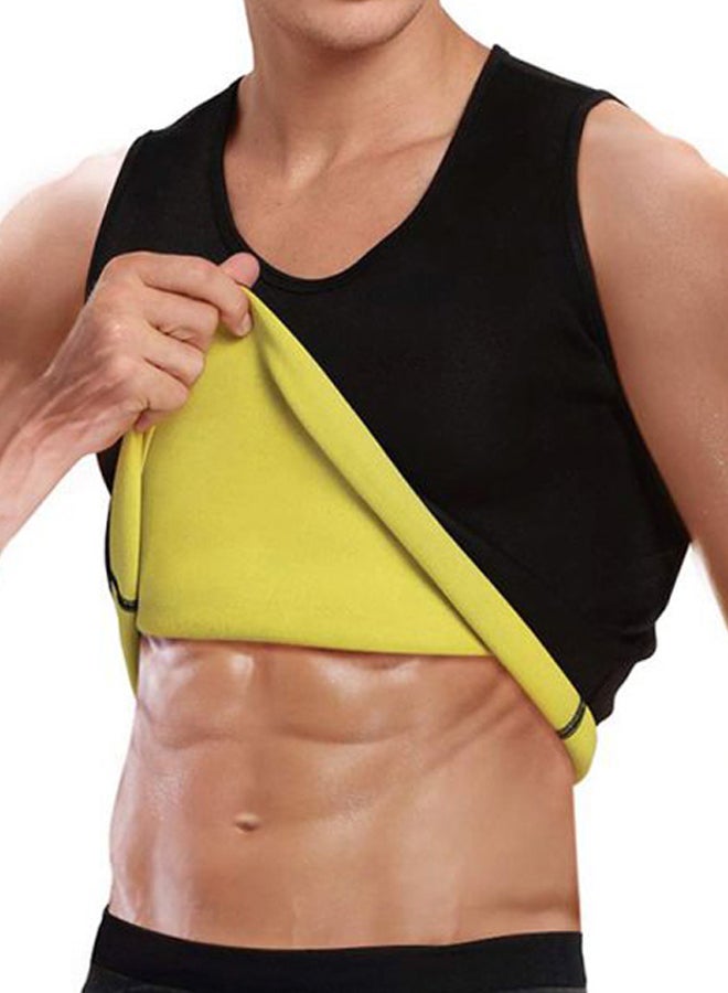 Joychic - Scoop Neck Ultra Sweat Training Vest Black - Image 1