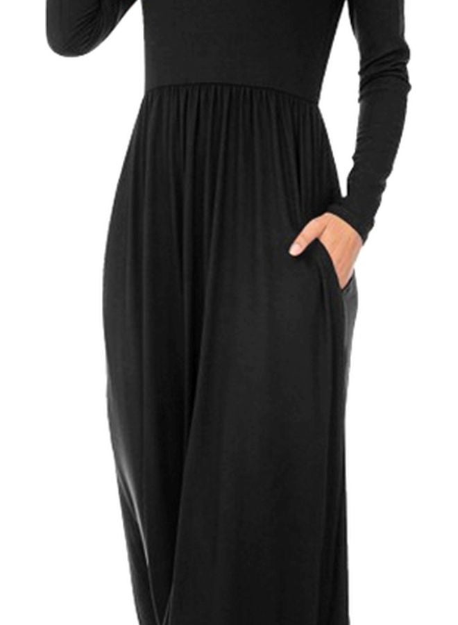 Long Sleeves Dress Black  - Image 3