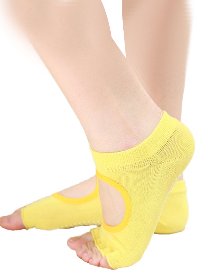 جوي شيك زوج جوارب رياضية أصفر