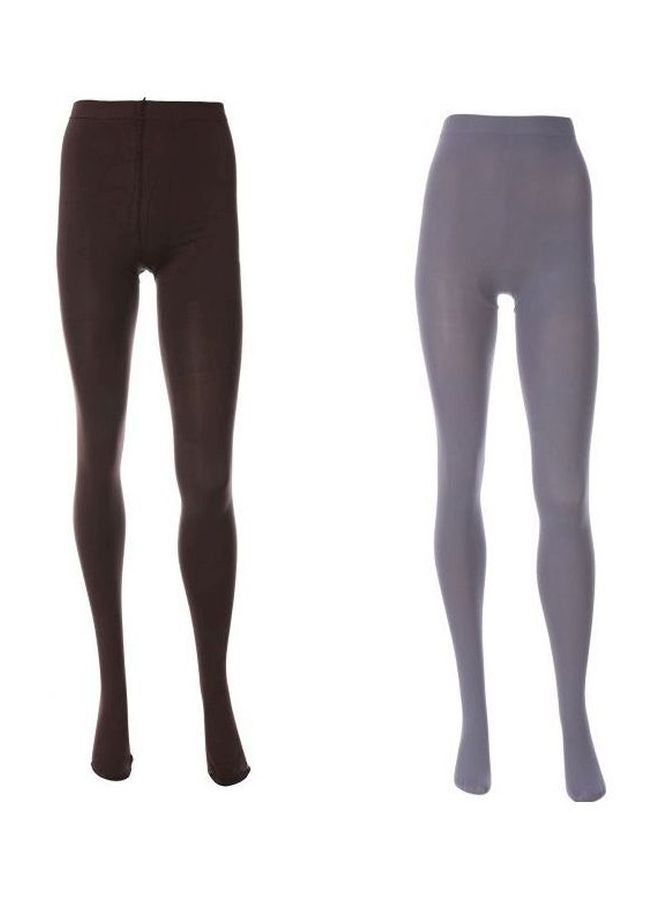 bent bashh 2-Piece Lycra Tights Grey/Brown  - Image 1