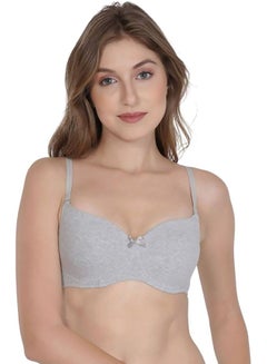 Non-Wired Padded Bra Lt. Grey Melange