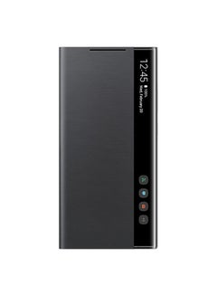 Galaxy Note-20 ULTRA Clear View Flip Cover Mystic Black