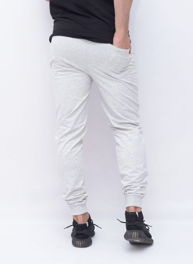 Caesar Packet Detailed Casual Sweatpant Light Grey  - Image 2
