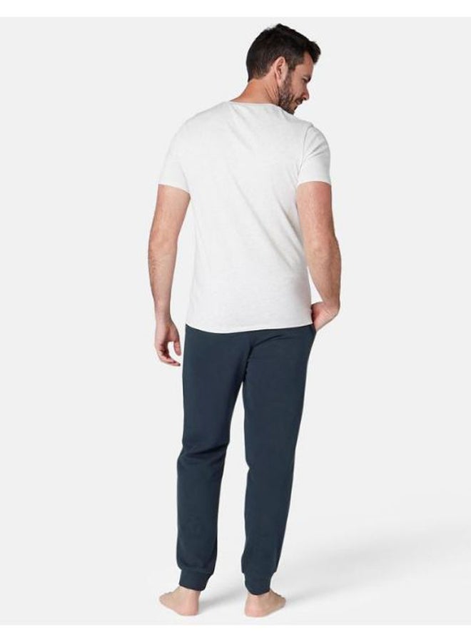 Solid Pattern Sport Sweatpant Blue  - Image 2