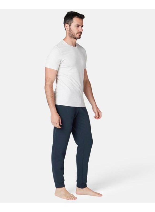Solid Pattern Sport Sweatpant Blue  - Image 4