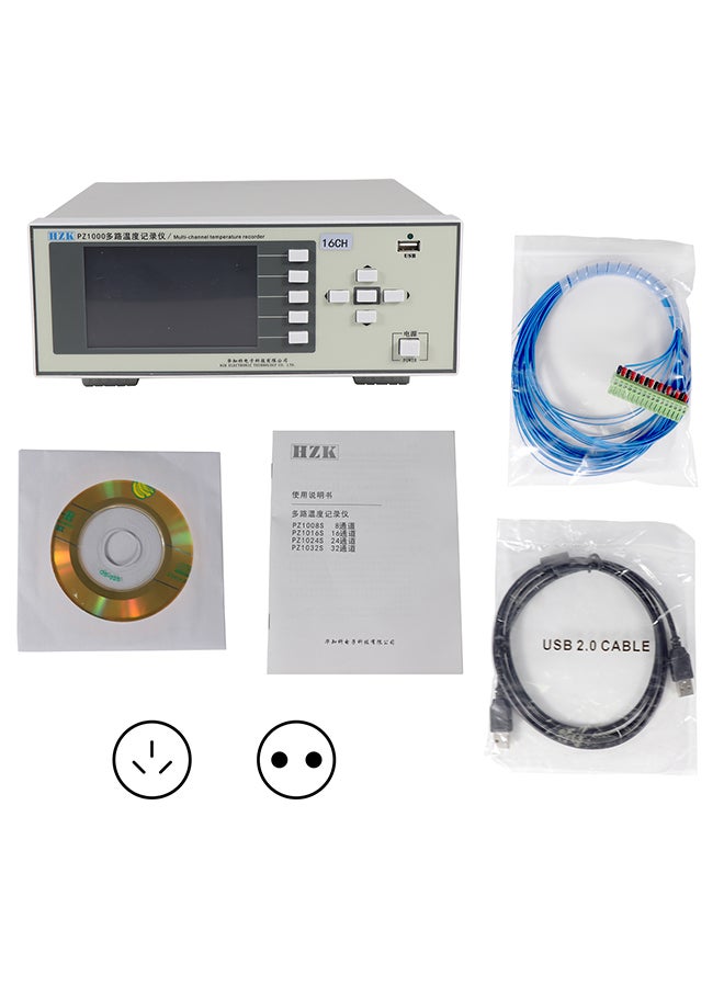 HZK - Multi-Channel Temperature Recorder White/Grey - Image 1