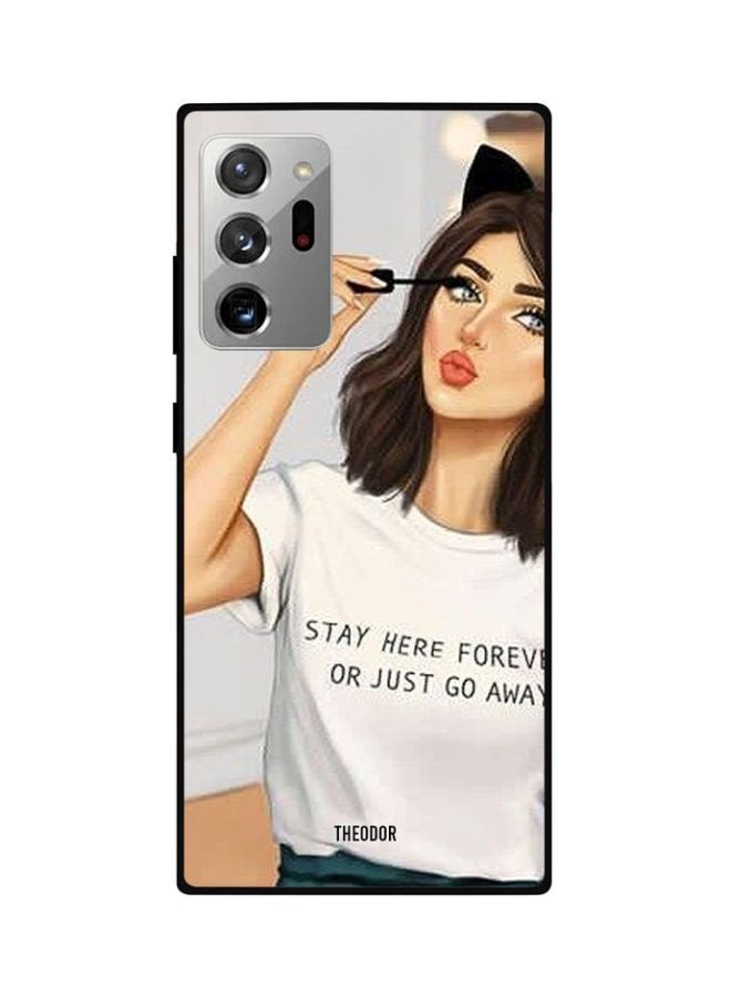 Theodor Protective Case Cover For Samsung Note 20 Girl Making Eyebrow