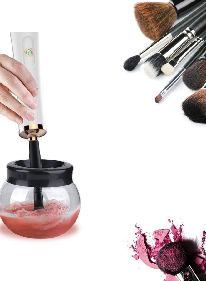 Beauenty Electric Makeup Brush Cleaning Machine Kit Black/Clear - Image 2