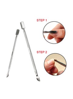 Beauenty Stainless Steel Double Sided Cuticle Remover Silver  - Image 5