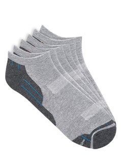 Hanes Pair Of 3 Non-Slip Low Cut Socks Assorted Color/Print  - Image 2