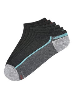 Pair Of 3 Non-Slip Low Cut Socks Assorted Color/Print