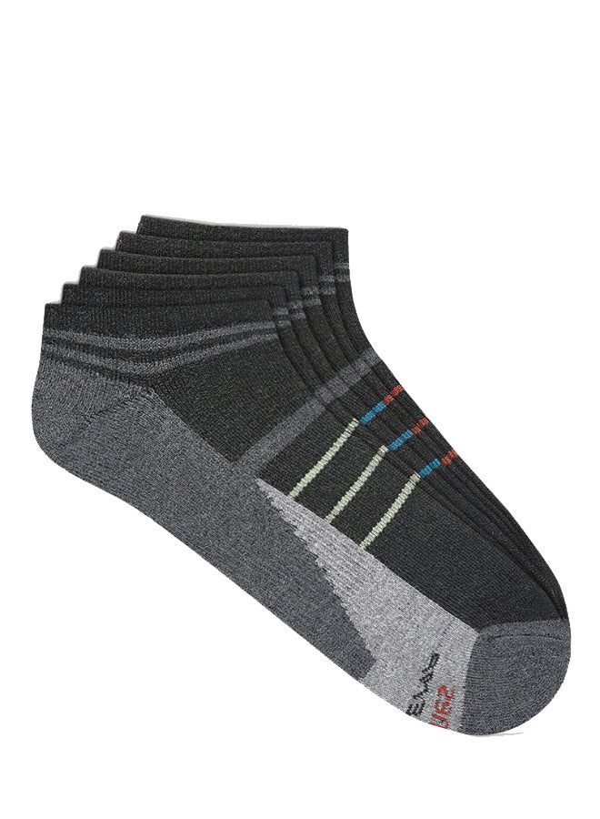 Hanes - Pair Of 3 Non-Slip Low Cut Socks Assorted Color/Print - Image 1