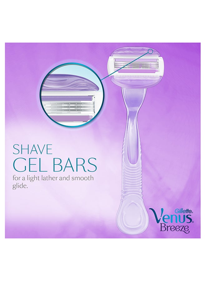Venus Gillette Breeze Women's Razor, 1 Count @25%Off - Image 2