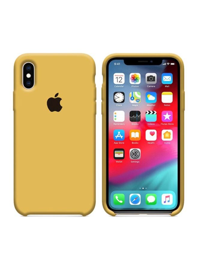 MARGOUN Protective Case Cover For Apple iPhone XS Max Mustard Yellow - Image 2