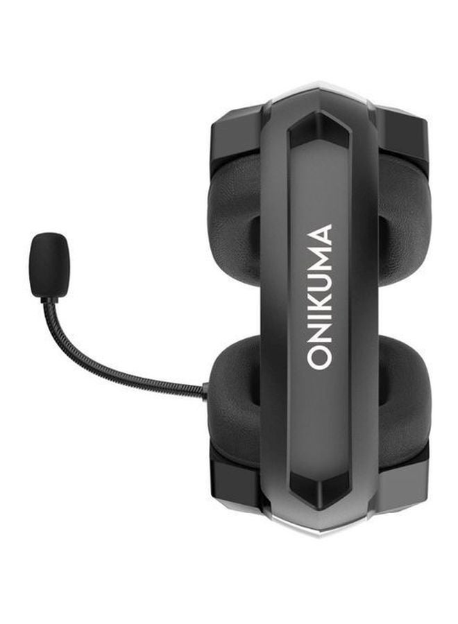 أونيكوما سماعة رأس K8 ستيريو سلكية للألعاب بتصميم يغطي الأذن مزودة بميكروفون لجهاز الألعاب بلايستيشن 4/ جهاز الألعاب بلايستيشن 5/ إكس بوكس ون/ إكس بوكس سيريس إكس/ نينتندو سويتش/ الكمبيوتر - Image 2