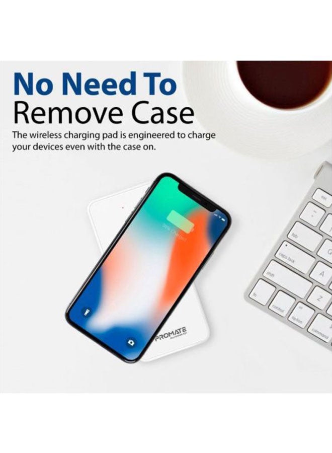 PROMATE 10000.0 mAh Qi Wireless Charging Power Bank White - Image 5