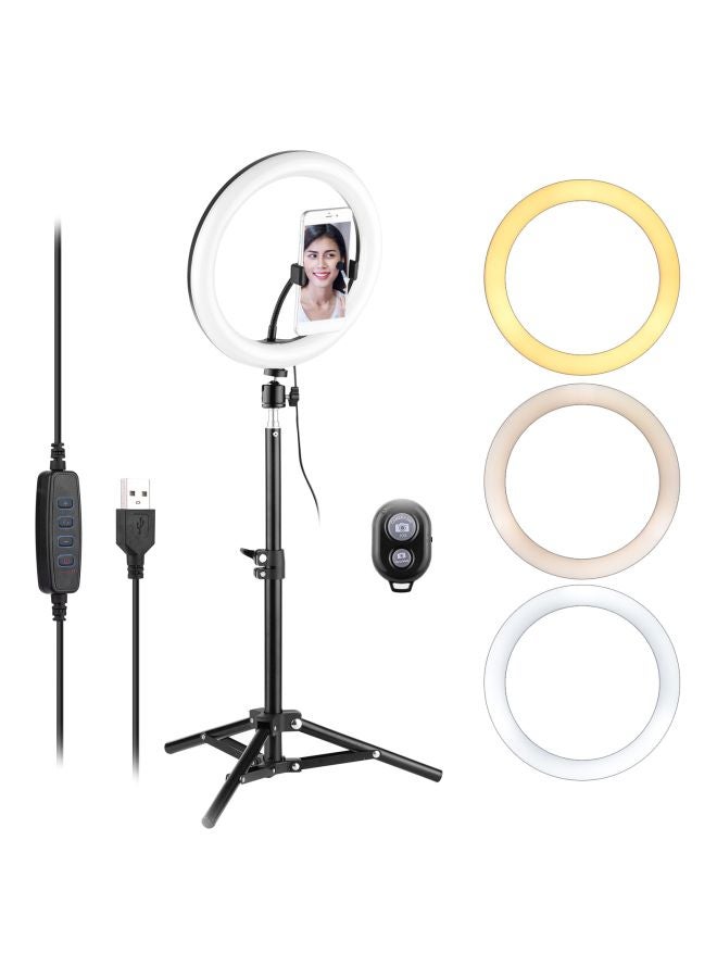 ANDOER LED Video Ring Light With Accessories White/Warm White/Warm - Image 1