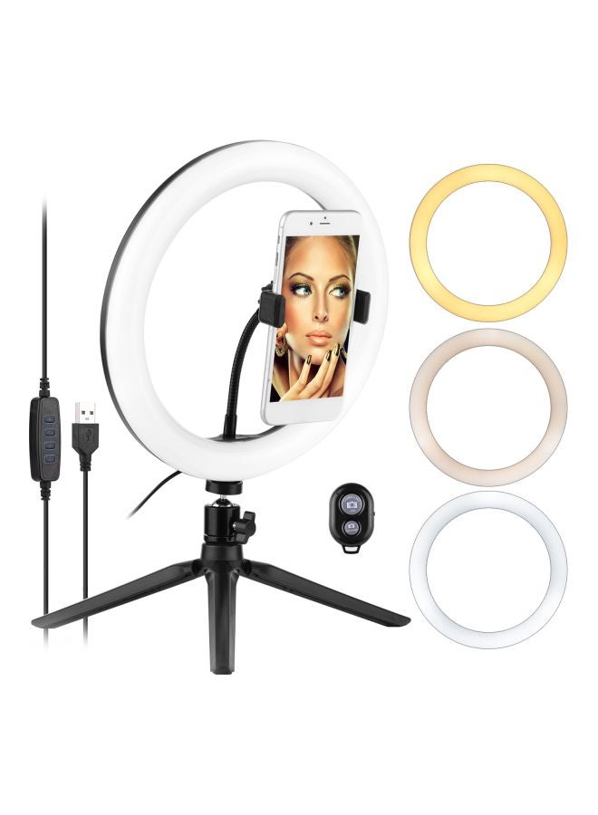 ANDOER LED Video Ring Light With Accessories White/Warm White/Warm - Image 1