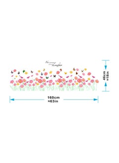 Stickie Art Bless This Home With Love And Laughter” Flowers And Butterflies Large Wall Decal Multicolour 60x90cm  - Image 3