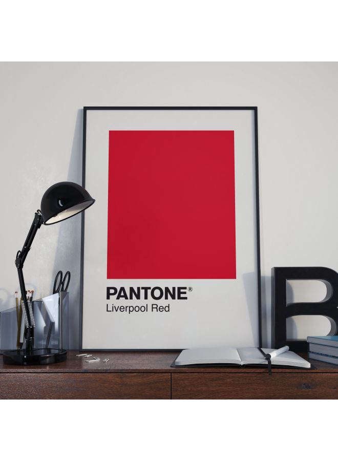 Boomah Accessories Liverpool FC Pantone Poster With Frame Red/White/Black 30x40cm 
