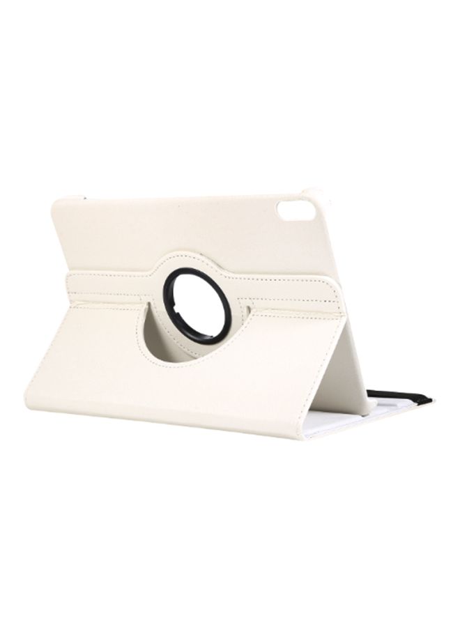 لاكي غطاء حماية قلاب لجهاز هواوي ميت باد برو أبيض - Image 1