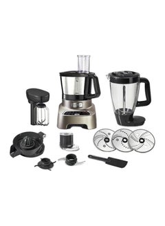 مولينكس محضر طعام متعدد الوظائف سعة 3 لتر 3.0 L 1000.0 W fp828h10 فضي  - Image 1