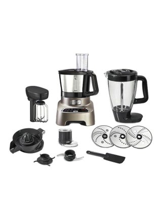 محضر طعام متعدد الوظائف سعة 3 لتر 3.0 L 1000.0 W fp828h10 فضي - v1596800573/N31185033A_1