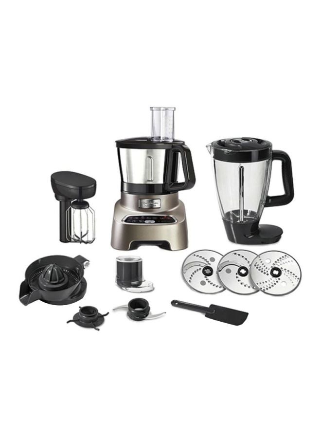 مولينكس - محضر طعام متعدد الوظائف سعة 3 لتر 3.0 L 1000.0 W fp828h10 فضي - Image 1