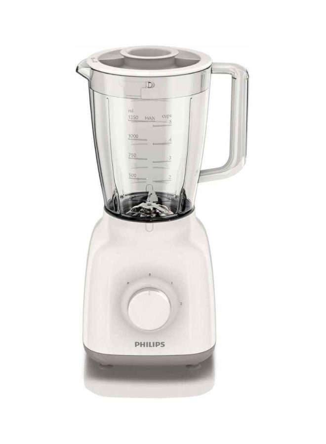 فيليبس خلاط برو بليند 4 سعة 1.5 لتر وبقدرة 400 وات، من مجموعة ديلي 1.5 L 400.0 W HR2106/00 أبيض/ بني/ شفاف - Image 2