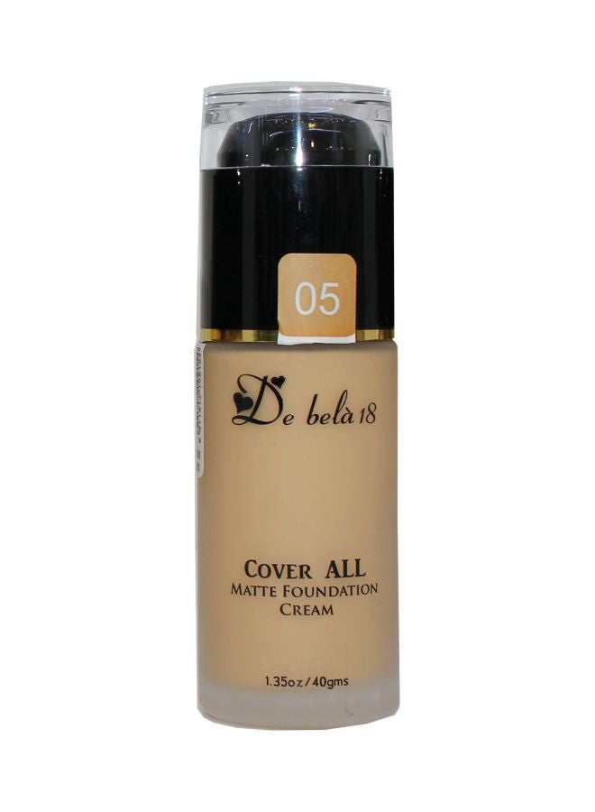 De Bela 18 Cover All Matte Foundation Cream 05  - Image 2