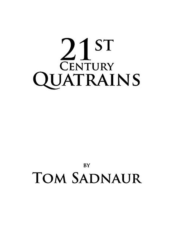 21st Century Quatrains paperback english