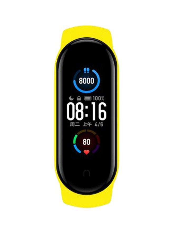 MARGOUN Replacement Strap For Xiaomi Mi Band 5 Yellow  - Image 2