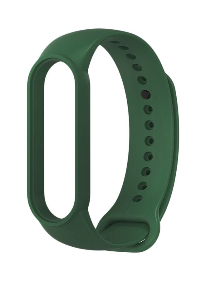 Neutral Replacement Strap For Xiaomi Mi Band 5 Dark Green - Image 1
