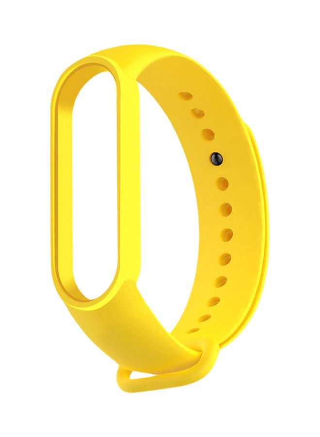 Neutral Replacement Strap For Xiaomi Mi Band 5 Yellow - Image 1