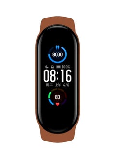 Neutral Replacement Strap For Xiaomi Mi Band 5 Brown  - Image 2
