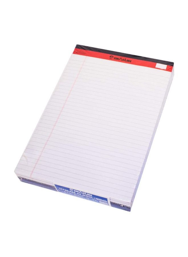 10-Piece A4 Notepad White/Red - v1596804882/N39597728A_1