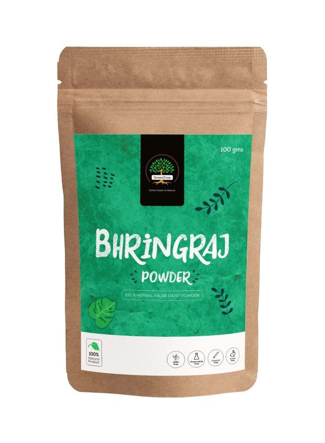 Green Tree - Herbal Bhringraj Powder 100grams - Image 1